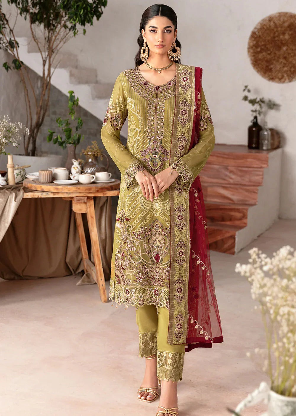 Ramsha rangoon readymade best sale