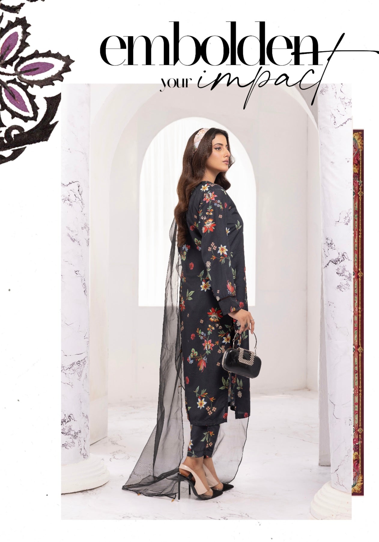 SIMRANS ‘S Prints 5.0’ | Embroidered Viscose Readymade | SM652