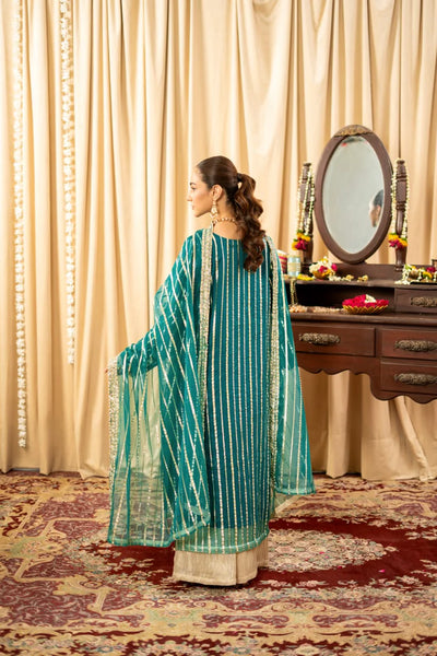 RANIYA.H ‘Mehfil-e-Rang’ | Embroidered Pearl Readymade | RHW-02