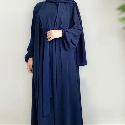 AMIRA Abaya | Solid Colour Simple Plain Islamic Muslim Clothing Adults Breathable | AA001 (6 Colours)