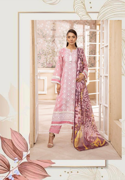 SIMRANS ‘Lawnkari’ | Embroidered Chikankari Readymade | SM596