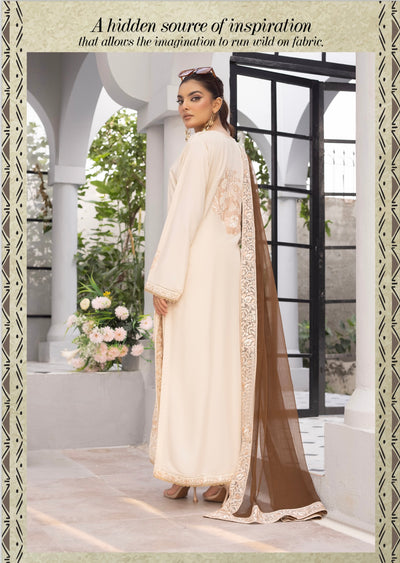 SIMRANS ‘Ethnic Lux’ | Embroidered Linen Readymade | SM694