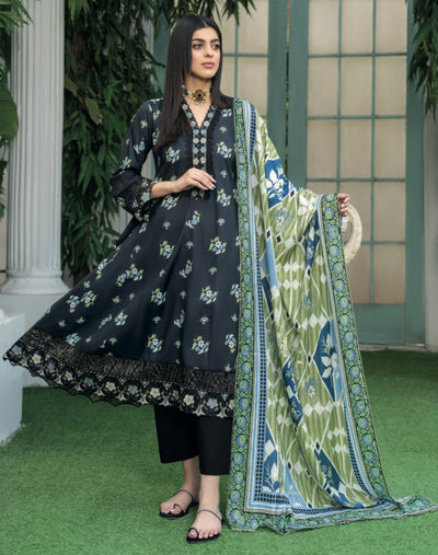 MUNIRA | Embroidered Linen Readymade | MEL04