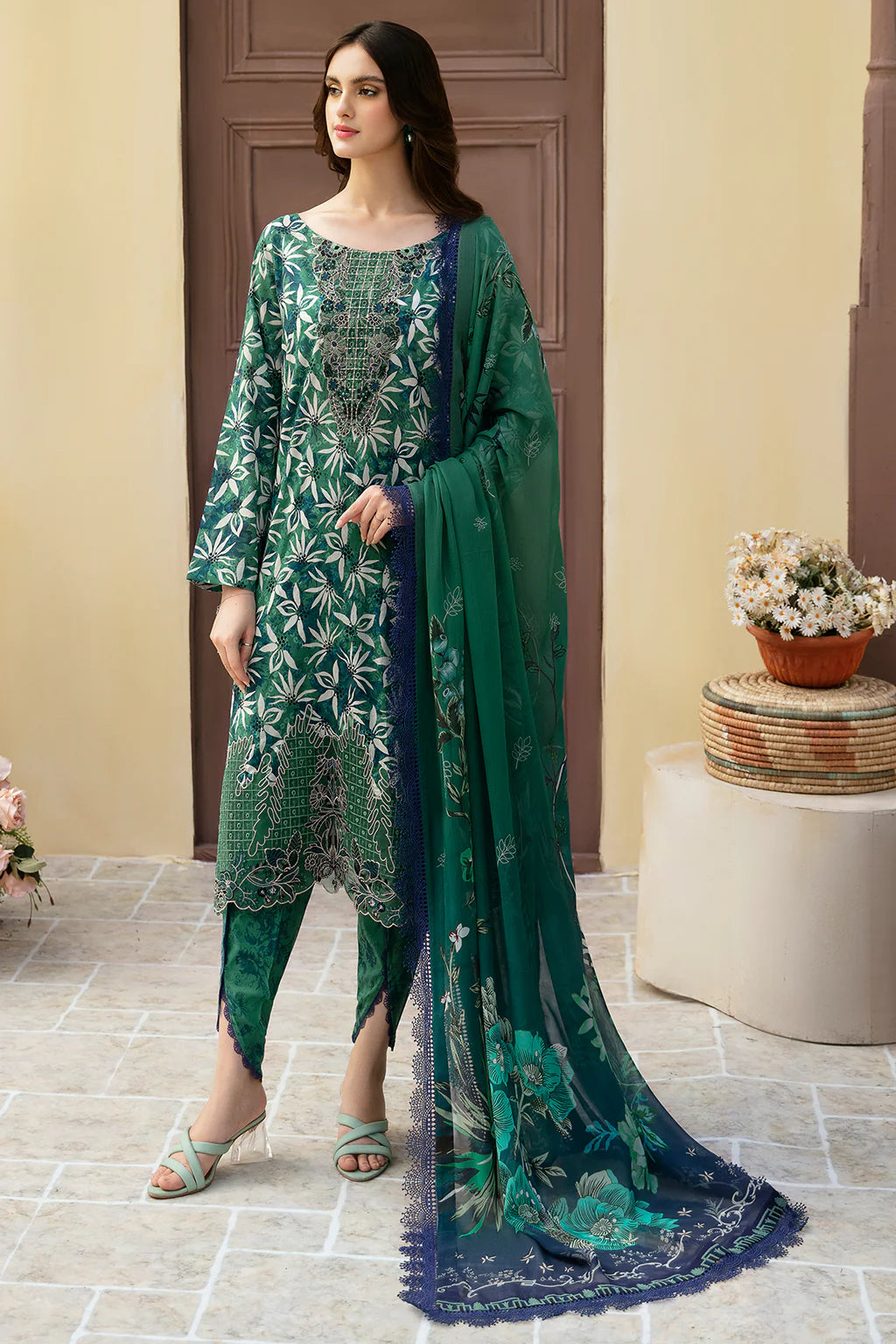 RAMSHA ‘Rangrez’  | Embroidered Lawn Readymade | N507