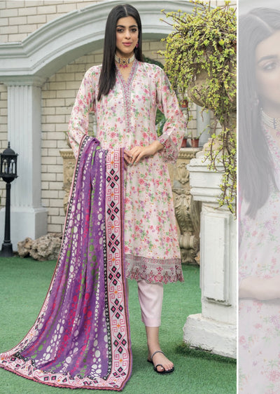 MUNIRA | Embroidered Linen Readymade | MEL07