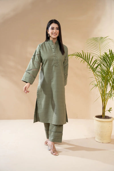 RANIYA.H ‘Rangeen’ | Embroidered Jacquard 2pc Readymade | RHX-03