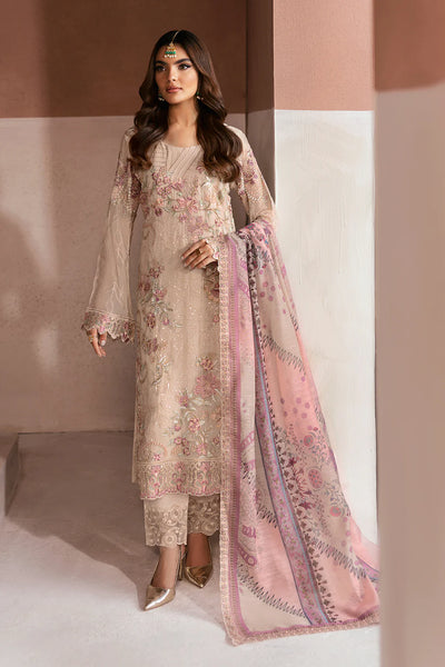 RAMSHA ‘Arzoo’ | Embroidered Chiffon Readymade | U111