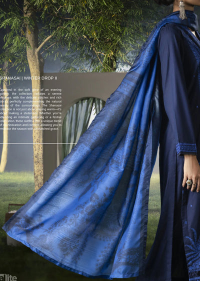 Casuallite ‘Shanasai’ | Luxury Embroidered Linen Readymade | HT224