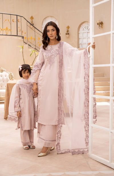 SIMRANS ‘Nakhra 6.0’ | Embroidered Cotton Mother & Daughter Readymade | SM769