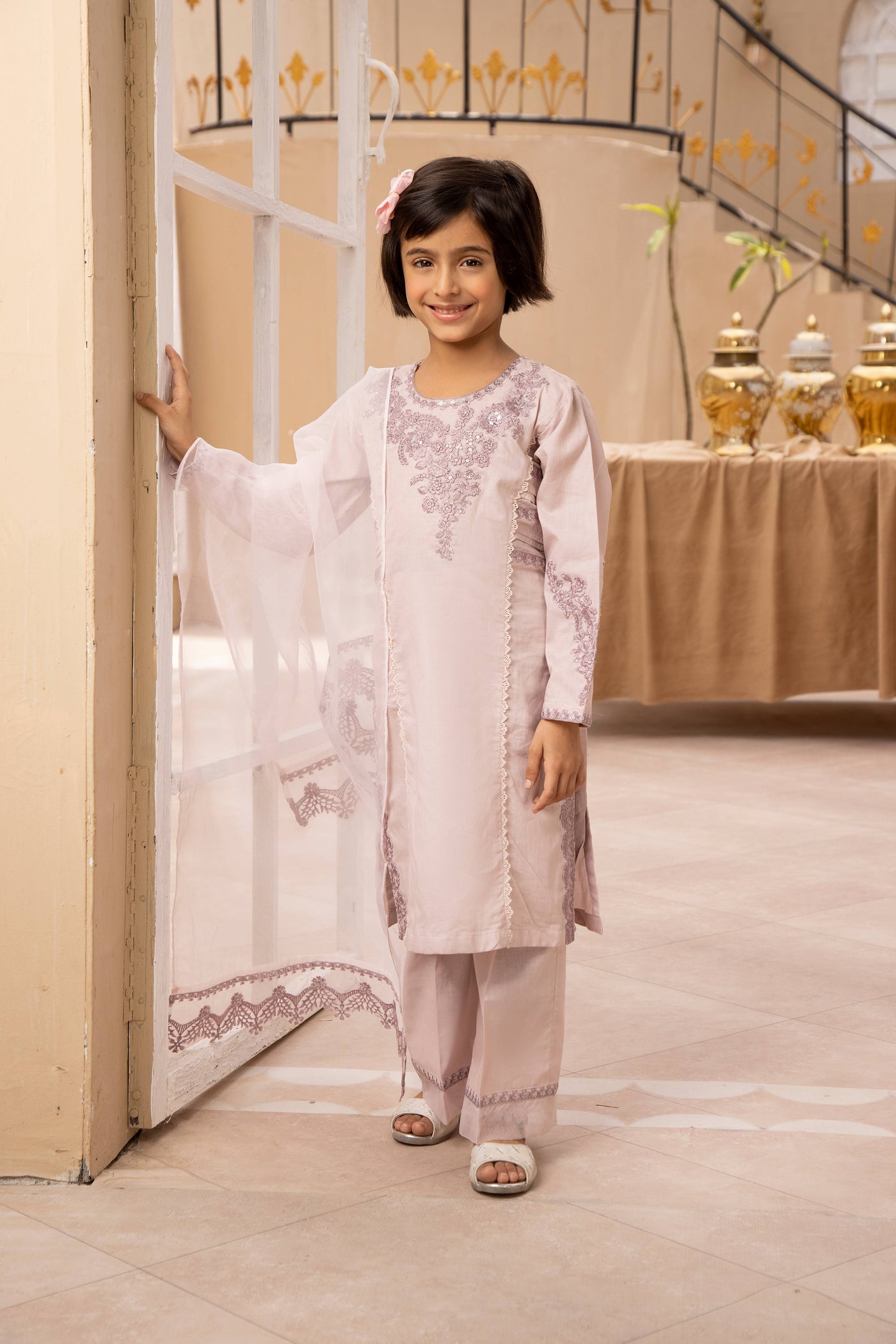 SIMRANS ‘Nakhra 6.0’ | Embroidered Cotton Mother & Daughter Readymade | SM769