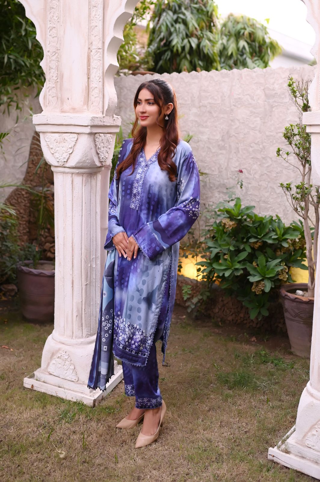 KHADIJAH’S Vol 1 | Embroidered Linen 3pc Readymade | KJ145