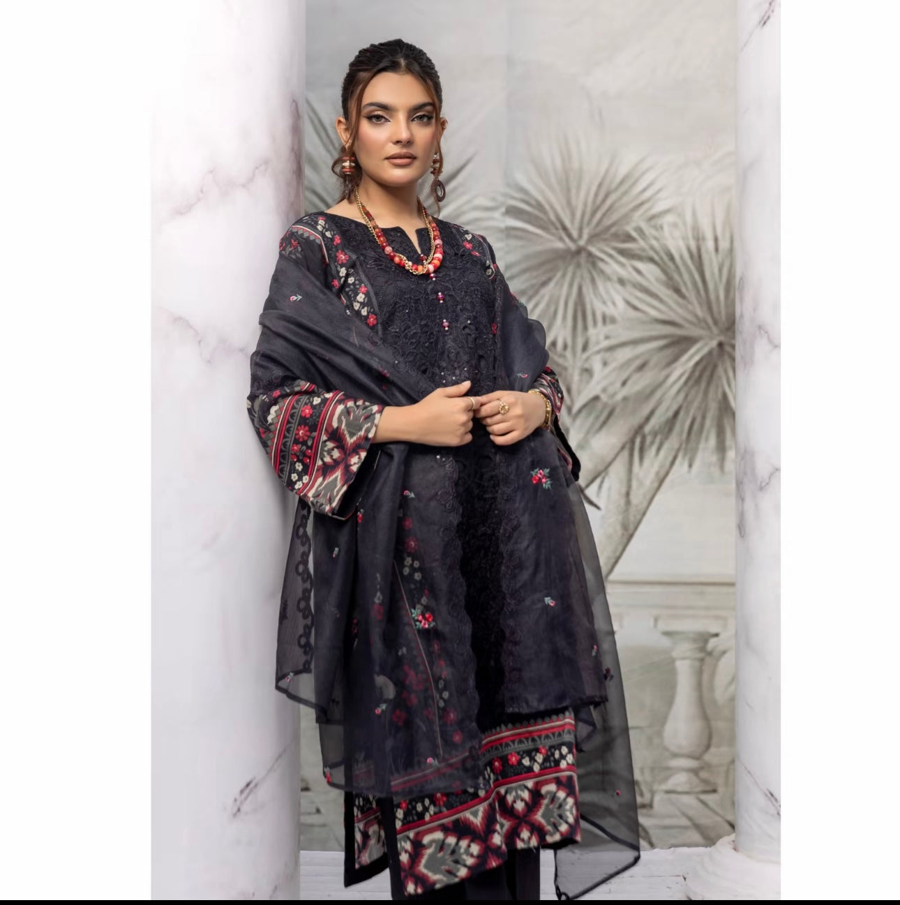 SIMRANS ‘Fiesta’ | Embroidered Khaddar Readymade | SM711