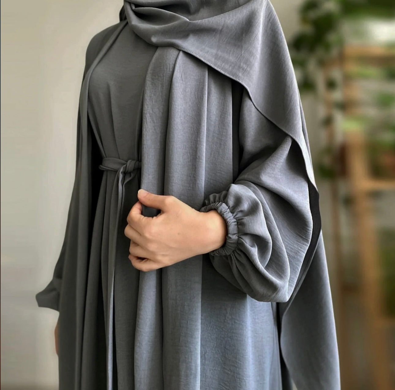 AMIRA Abaya | Solid Colour Simple Plain Islamic Muslim Clothing Adults Breathable | AA001 (6 Colours)