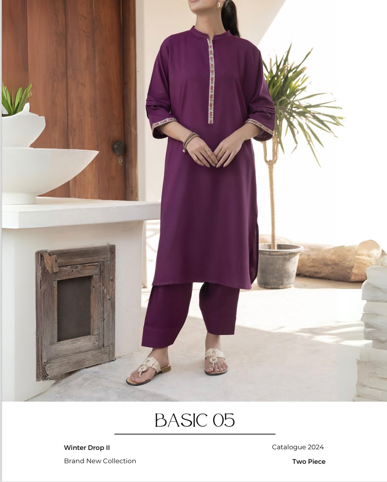 Casuallite ‘Linen Basics Vol 2’ | Dhanak 2pc Readymade | HT252