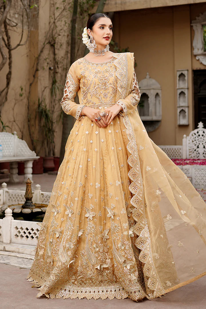 MARYAM’s ‘Lemilsa Vol 8’ | Embroidered Organza Readymade | L-807