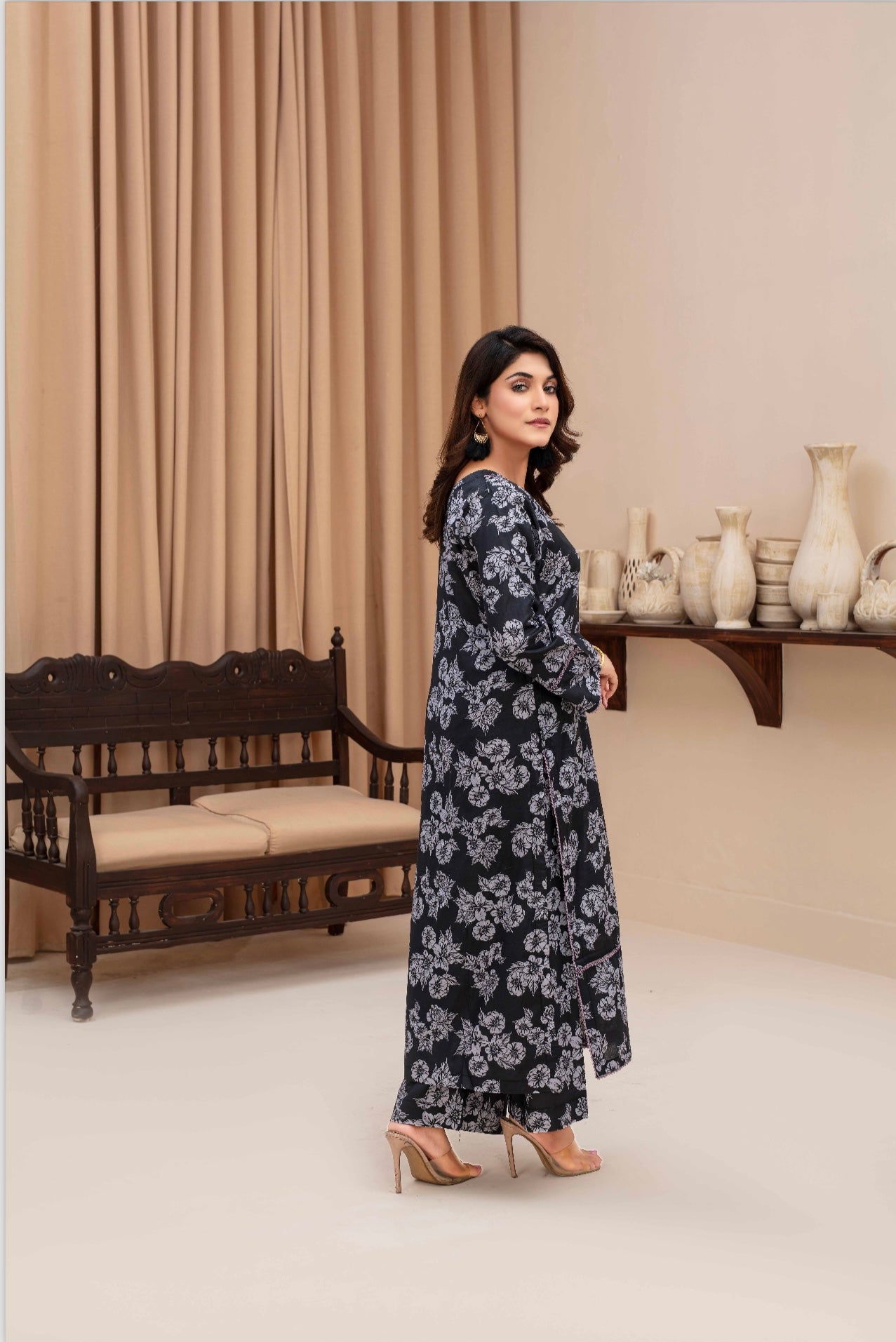 ASHYANA ‘Vol 13 Co Ord’ | Printed Lawn 2pc Readymade  | ARU05