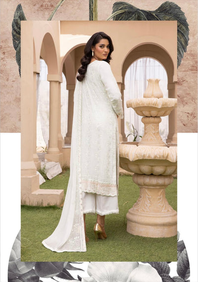 SIMRANS ‘Agha Noor Inspired’ | Embroidered Chiffon Readymade | SM629