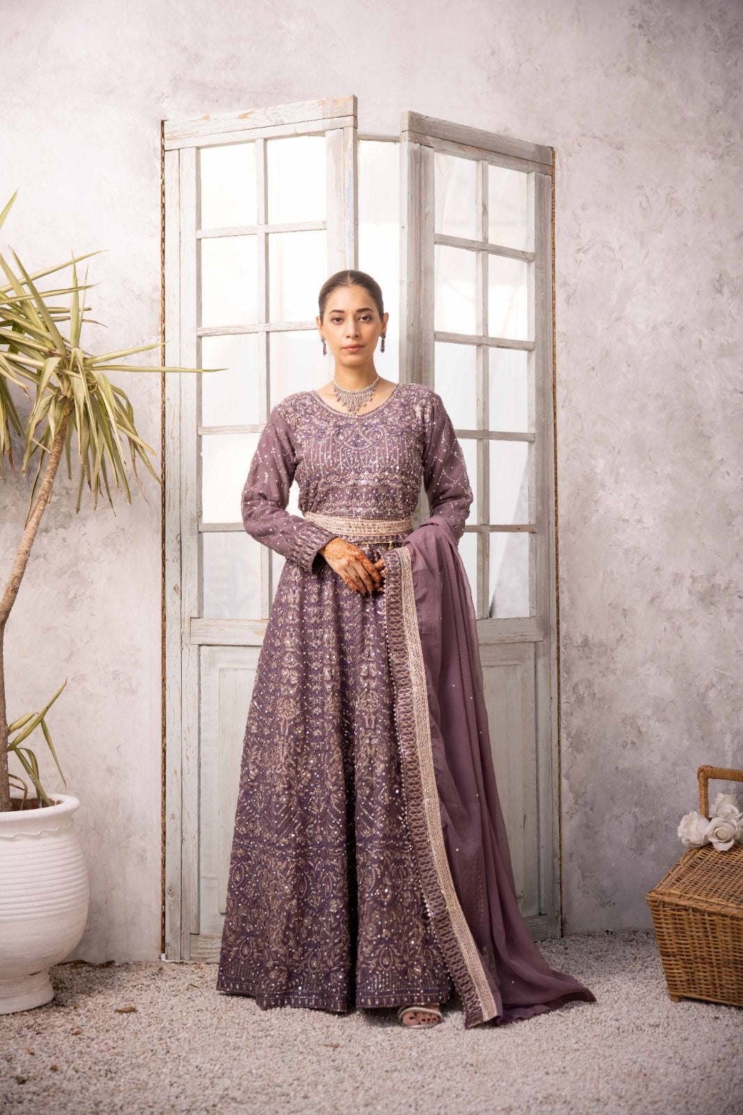 SIMRANS | Embroidered Chiffon Readymade | SM634