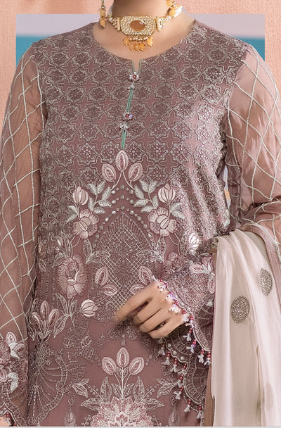 SIMRANS ‘Erica’ | Embroidered Chiffon Readymade | SM640