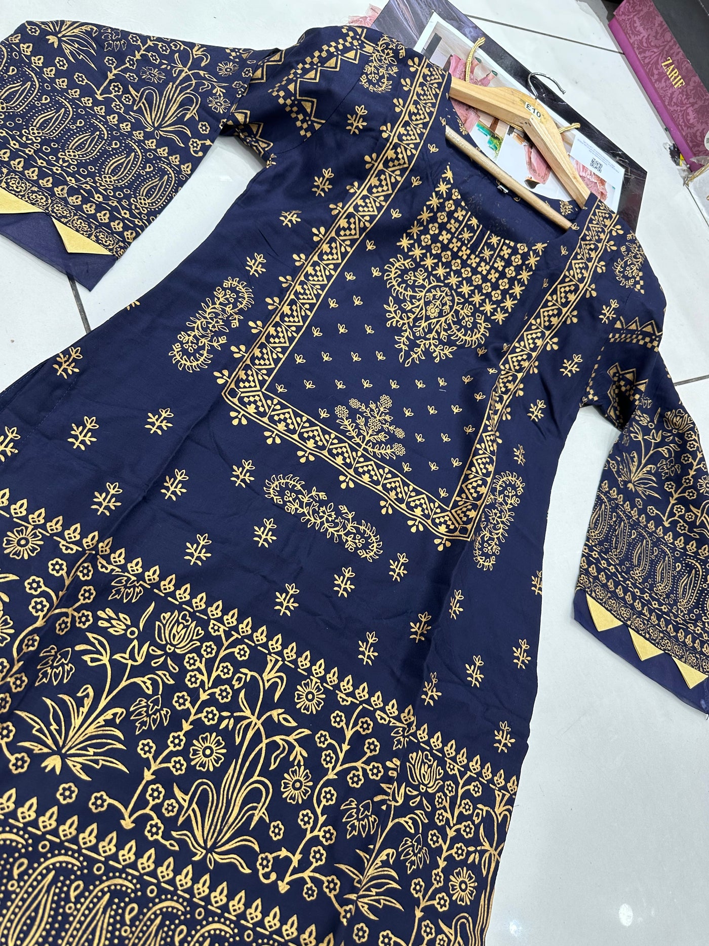 S Creations | Linen Printed Readymade | SC088