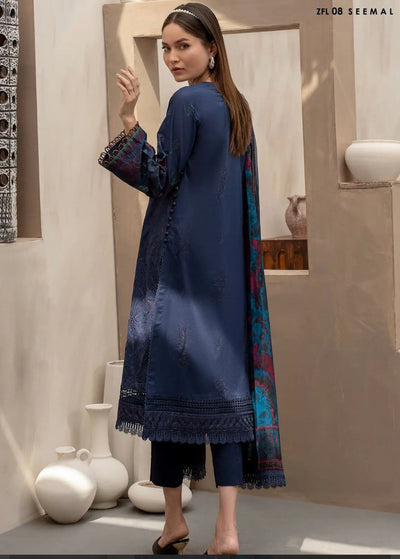 ZARIF ‘Festive Lawn’ | Embroidered Lawn Readymade | ZFL08