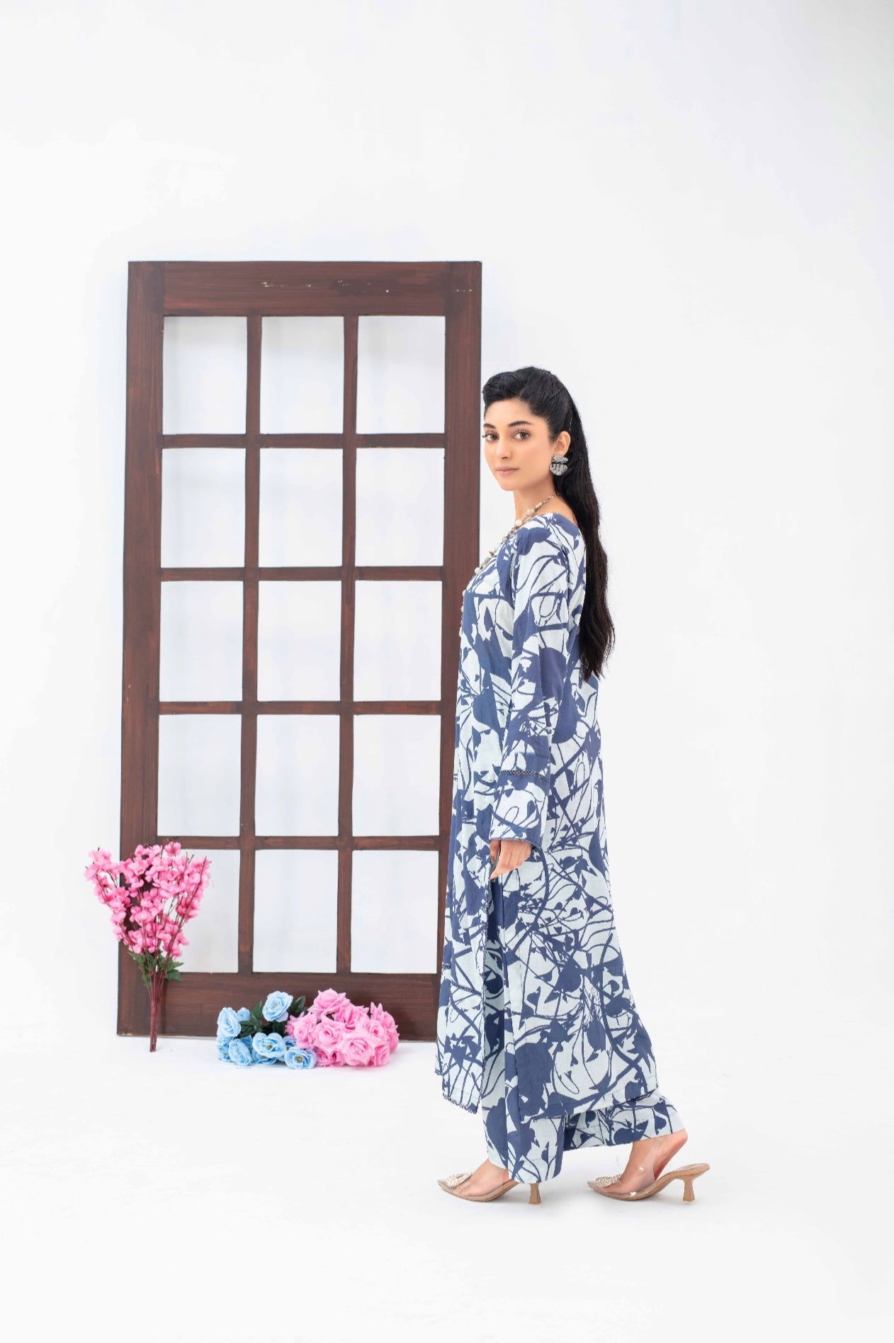 ASHYANA ‘Vol 14 Co Ord Western Prints’ | Printed Linen 2pc Readymade  | ARX05