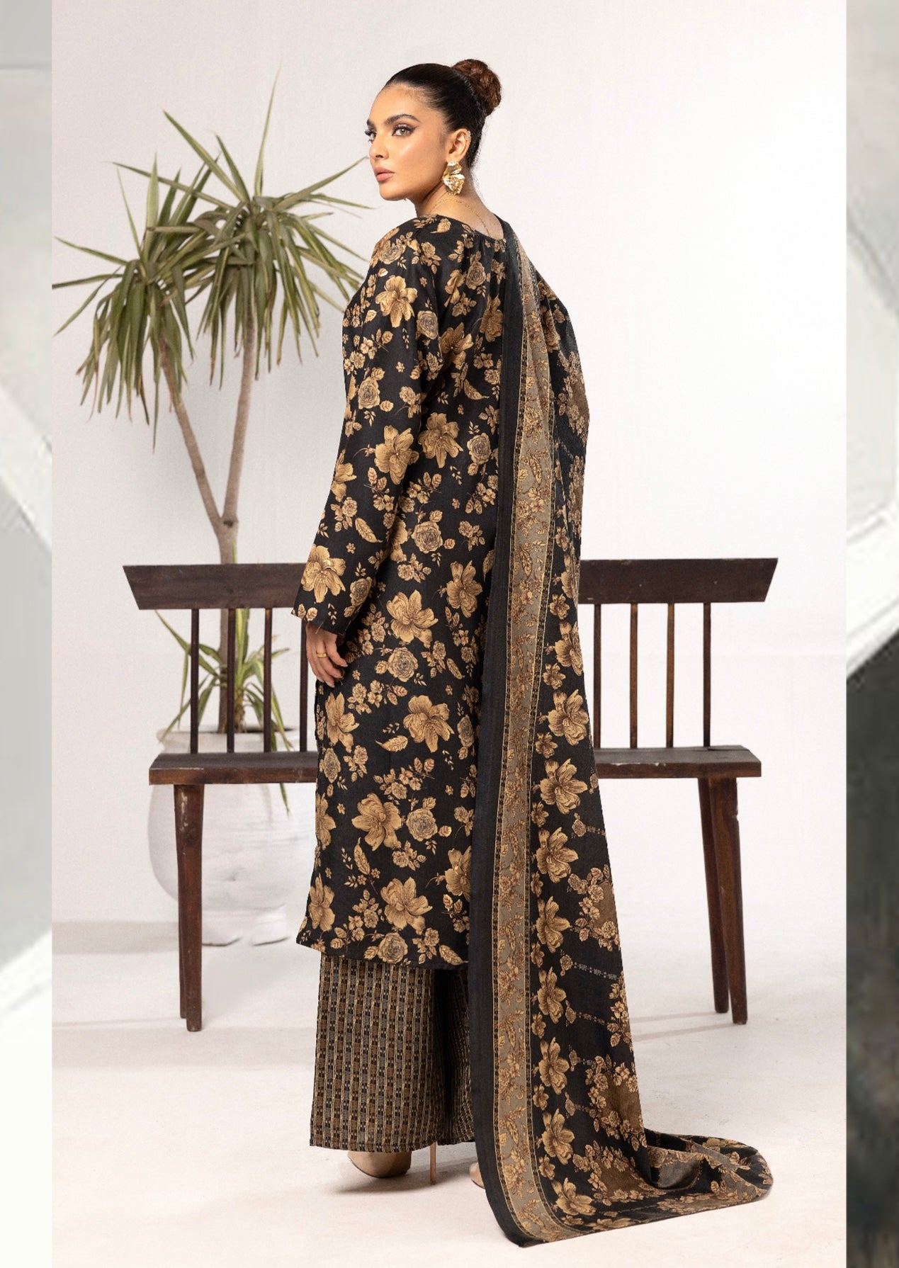 SIMRANS ‘Sana’ | Linen Prints Readymade | SM679