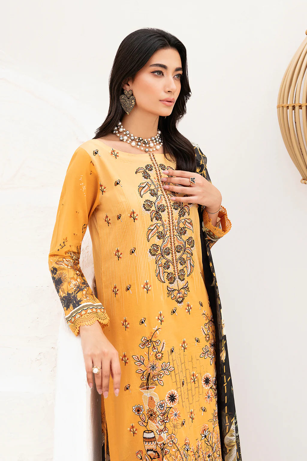 RAMSHA ‘Mashaal’  | Embroidered Lawn Readymade | L1111