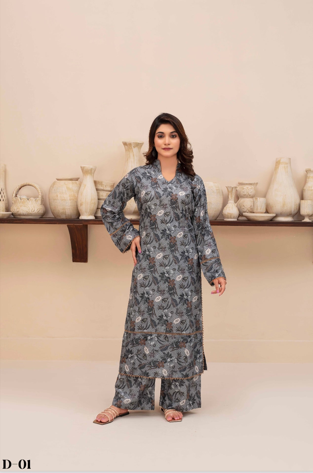 ASHYANA ‘Vol 13 Co Ord’ | Printed Lawn 2pc Readymade  | ARU01