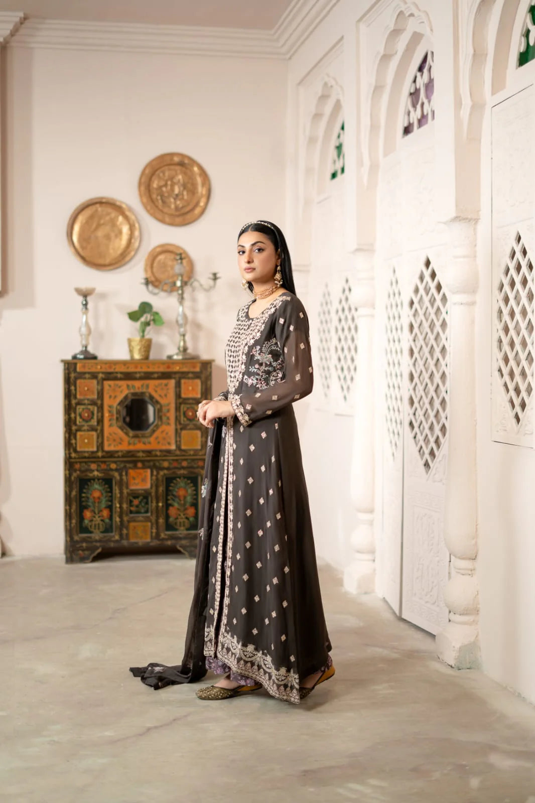 RANIYA.H ‘Mehfil-e-Naghma’ | Embroidered Chiffon Readymade | RHV-06