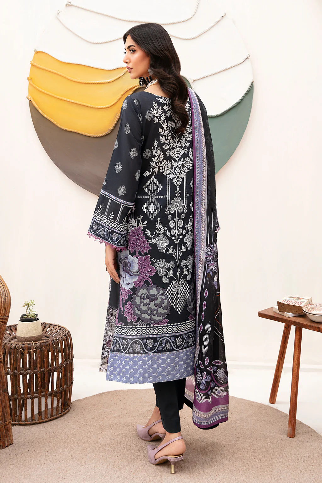 RAMSHA ‘Mashaal’  | Embroidered Lawn Readymade | L1102