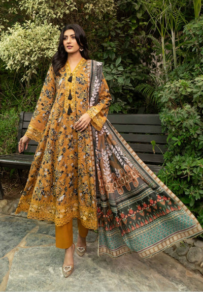 MUNIRA | Embroidered Linen Readymade | MEL05