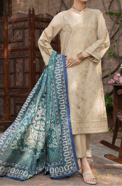 Casuallite ‘Wabasta’ | Luxury Embroidered Linen Readymade | HT238