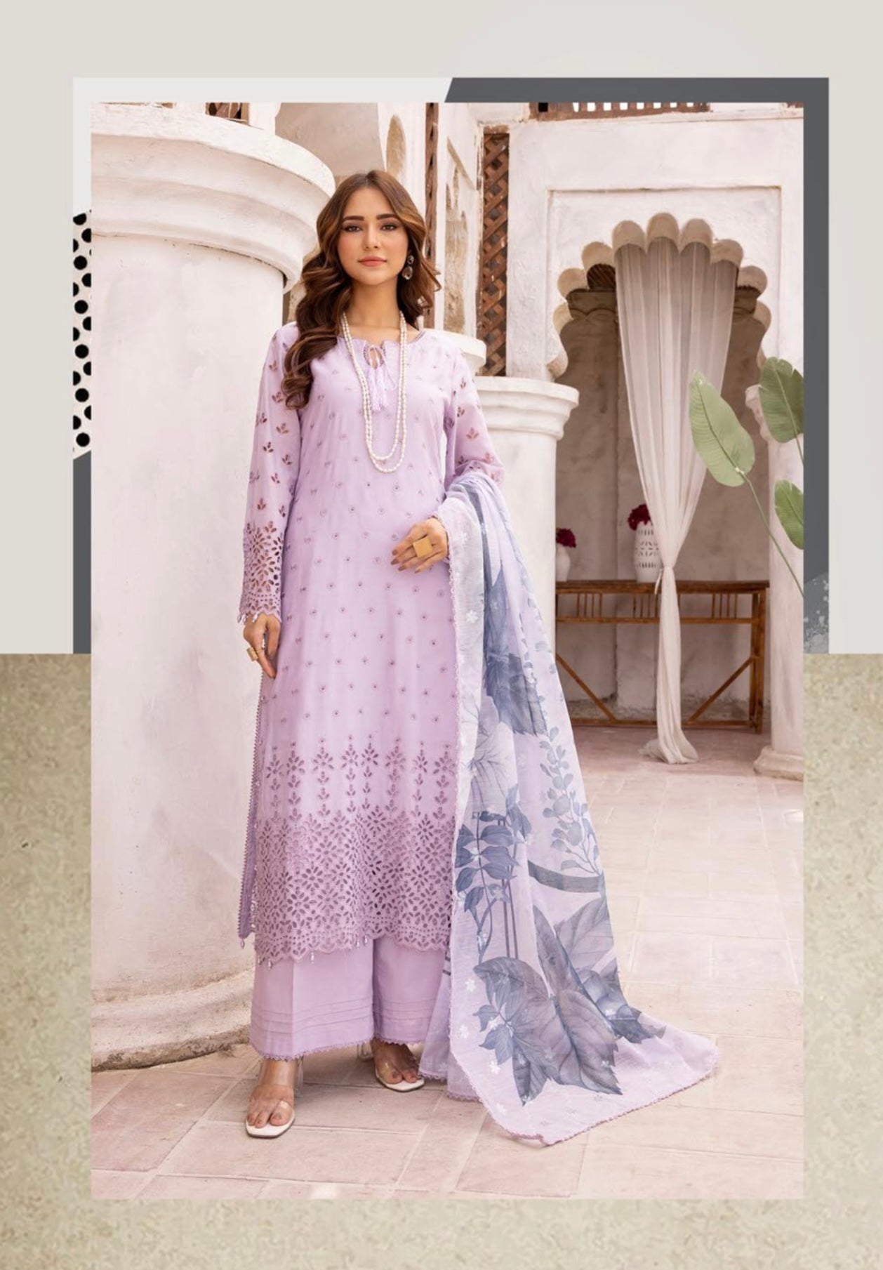 SIMRANS ‘Firdous’ | Luxury Chikankari Readymade | SM615