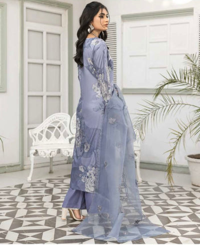 SIMRANS ‘Bahaar Vol 2’ | Embroidered Linen Readymade | SM757