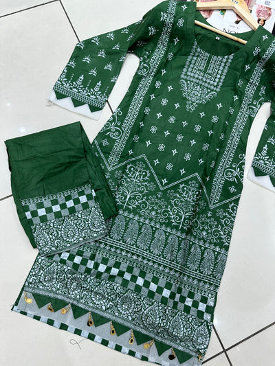 S Creations | Linen Printed Readymade | SC087