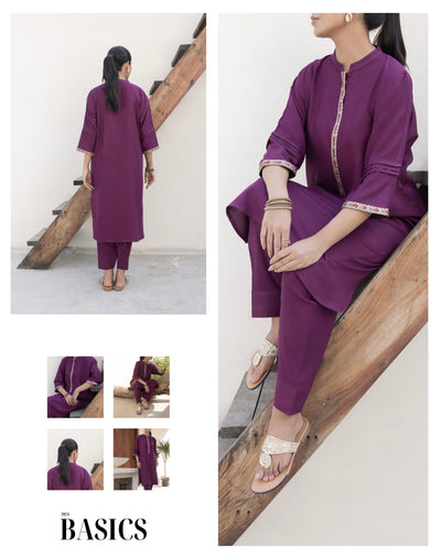 Casuallite ‘Linen Basics Vol 2’ | Dhanak 2pc Readymade | HT252