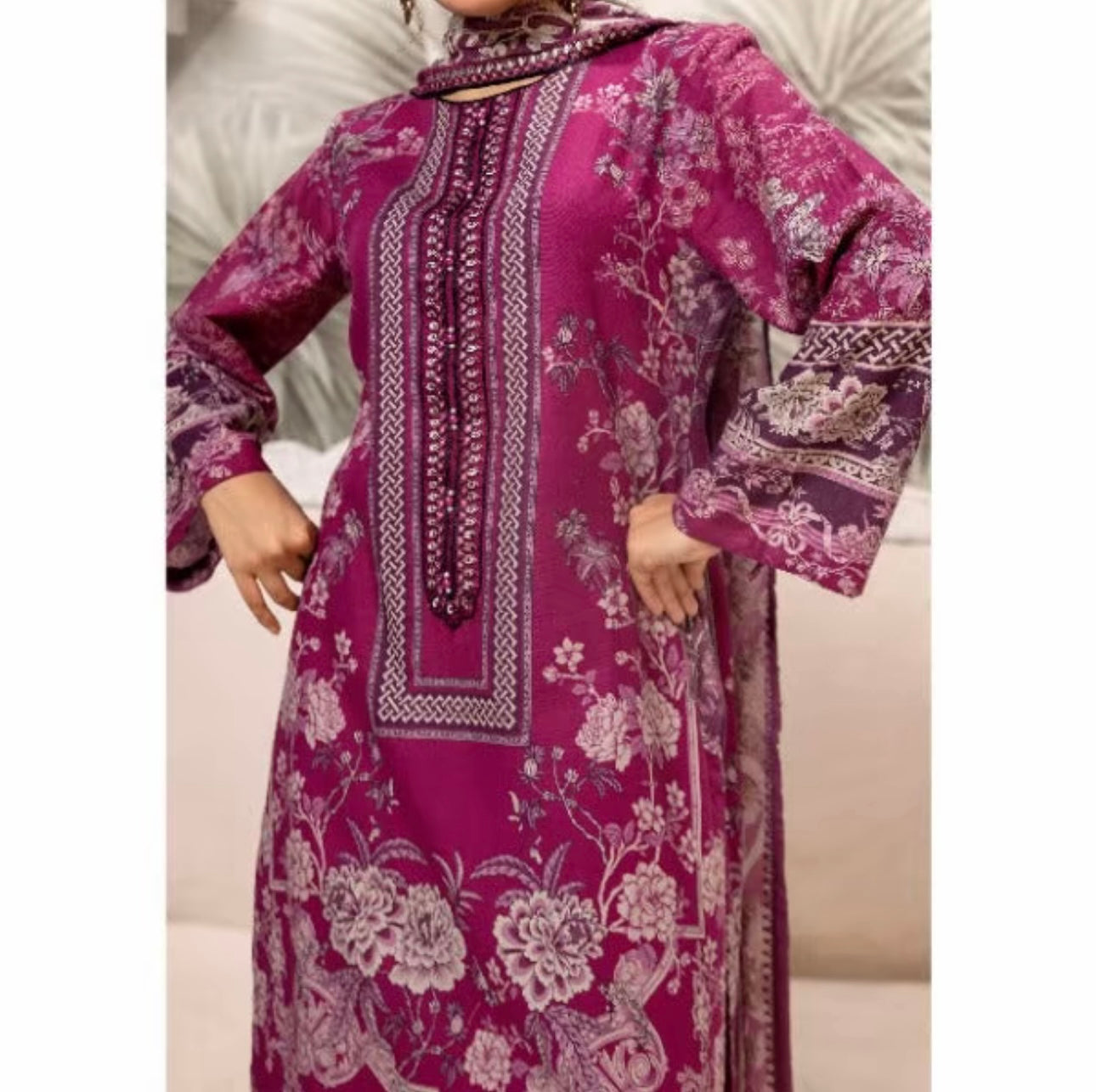 SIMRANS ‘Fiesta’ | Embroidered Khaddar Readymade | SM709