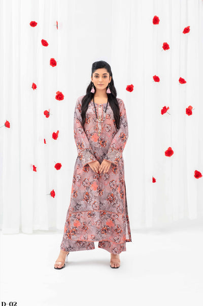 ASHYANA ‘Vol 14 Co Ord Western Prints’ | Printed Lawn 2pc Readymade  | ARV02