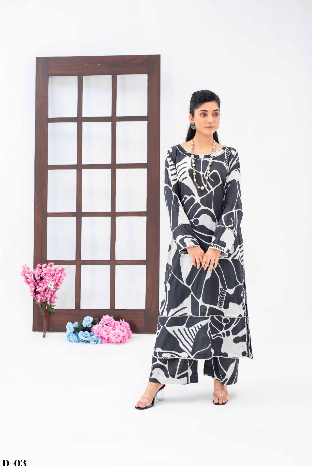 ASHYANA ‘Vol 14 Co Ord Western Prints’ | Printed Linen 2pc Readymade  | ARX03