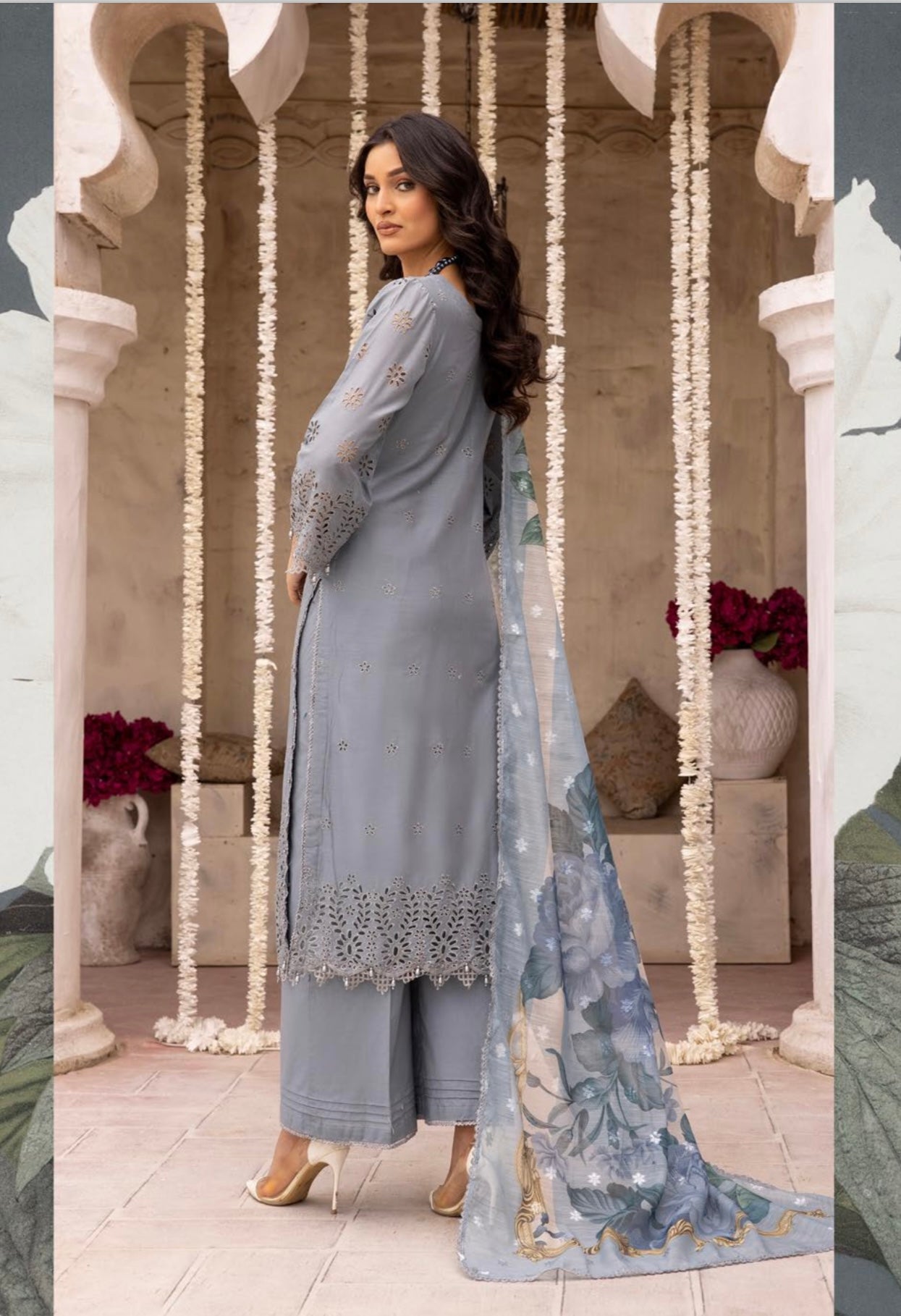 SIMRANS ‘Firdous’ | Luxury Chikankari Readymade | SM617