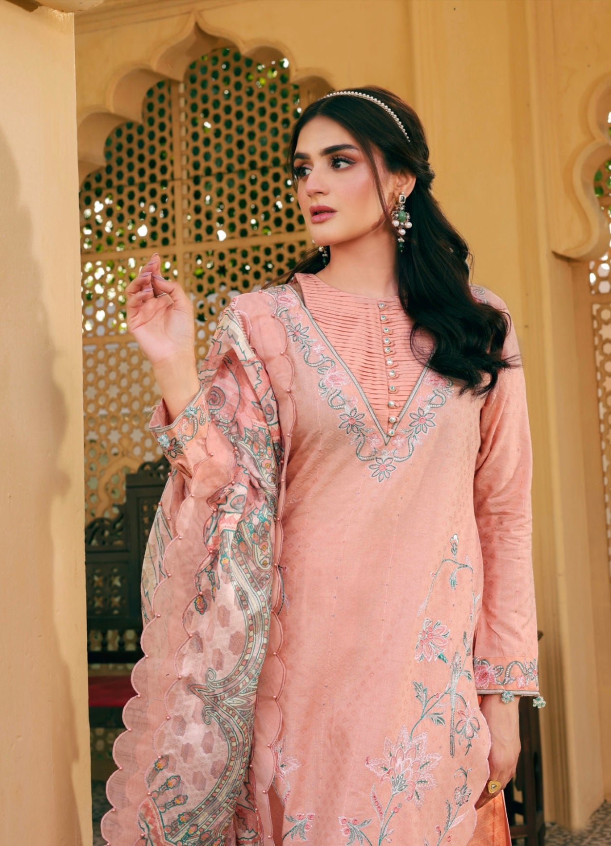 SIMRANS ‘Eid Edition’ | Embroidered Lawn Mother & Daughter Readymade | SM575