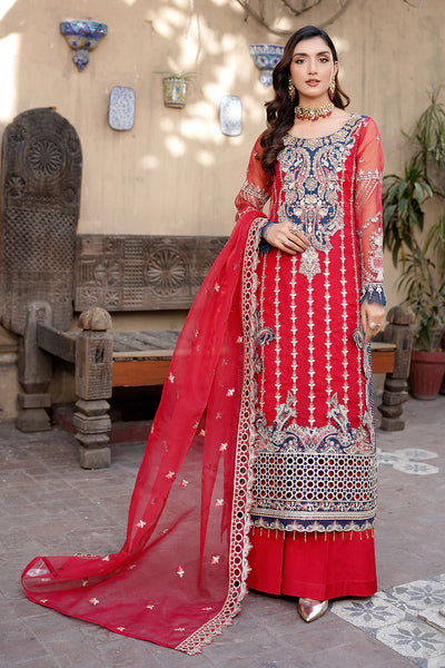 MARYAM’s ‘Lemilsa Vol 8’ | Embroidered Organza Readymade | L-809