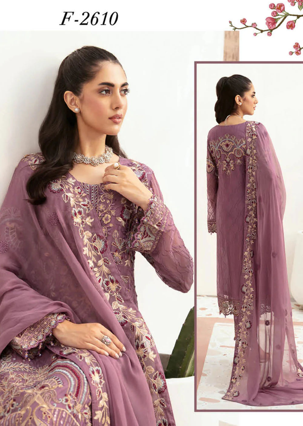 RAMSHA | Chiffon Vol 26 Readymade | F2610