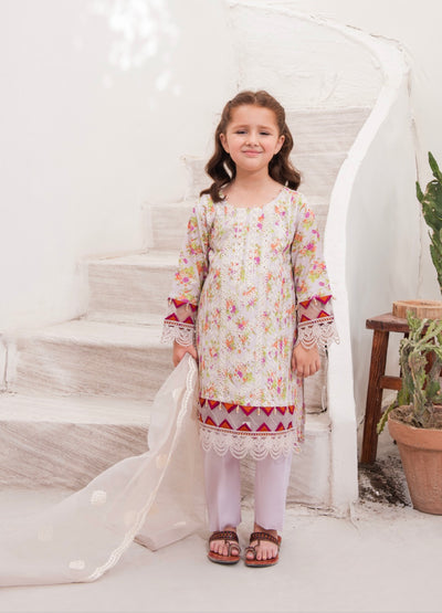 ALLY’s ‘Ayeza Khan’ | Embroidered Chikankari Mother & Daughter Readymade  | AL441