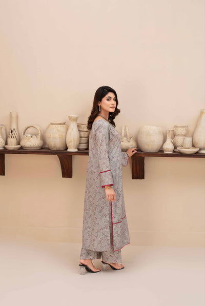 ASHYANA ‘Vol 13 Co Ord’ | Printed Lawn 2pc Readymade  | ARU04