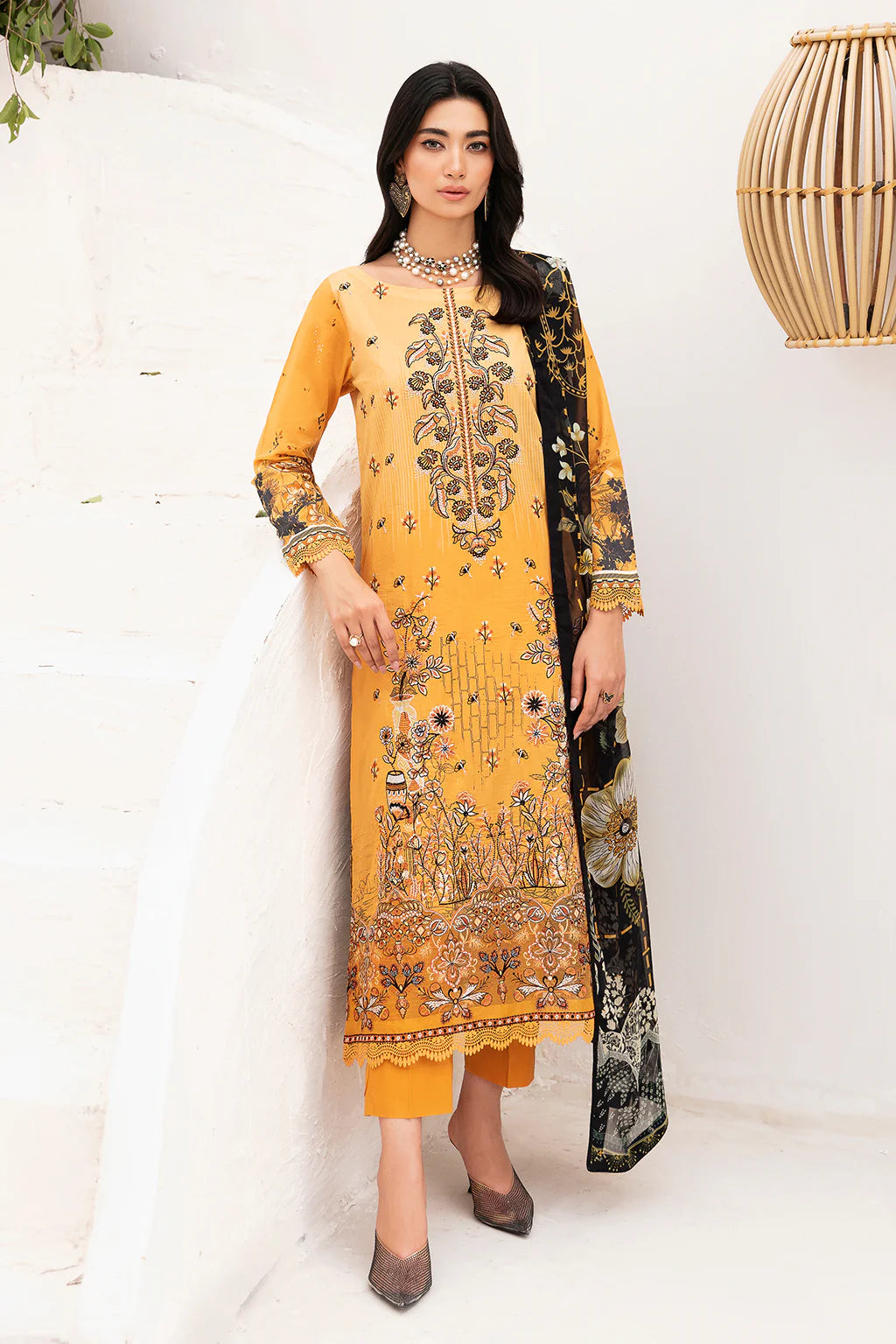 RAMSHA ‘Mashaal’  | Embroidered Lawn Readymade | L1111