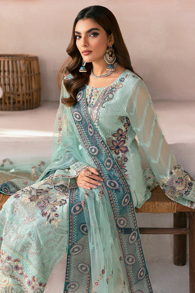 RAMSHA ‘Arzoo’ | Embroidered Chiffon Readymade | U108