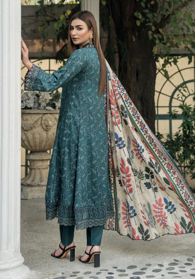 MUNIRA | Embroidered Linen Readymade | MEL02