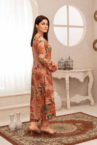 ASHYANA Vol 16 | Embroidered Linen 2pc Readymade  | ARY03